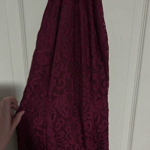 COPY - Maroon backless mini